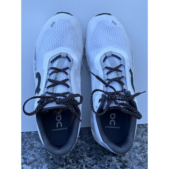 On Running Cloudmonster All White Mens Size 12 Running Casual main image 14
